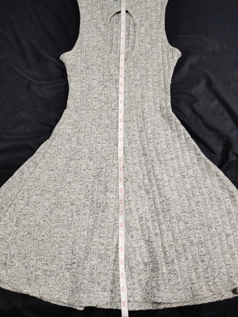 Style Rack Sleeveless Ribbed Midi Dress - Gray - Picture 5 of 5